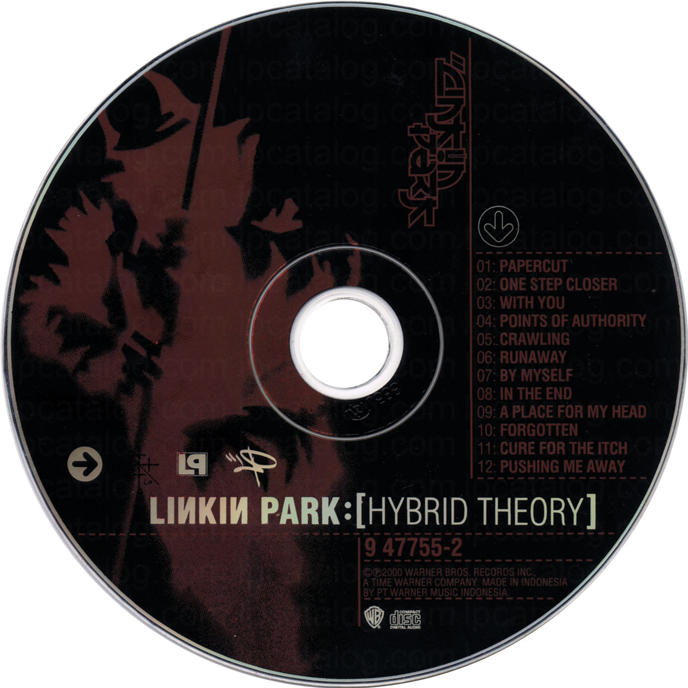 LPCatalog - 2000 Hybrid Theory / CD / Indonesia, 9 47755-2