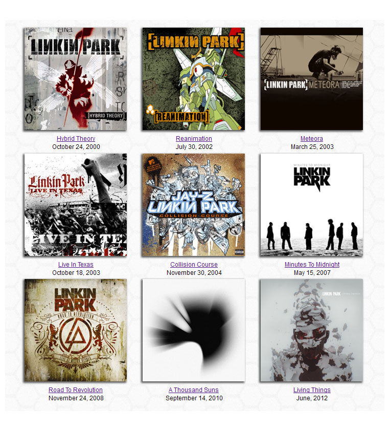 All linkin park albums in order of release